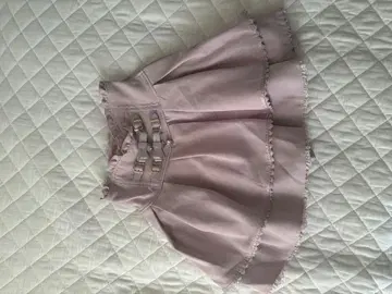 LIZLISA 2단 리본 벨트 치마바지