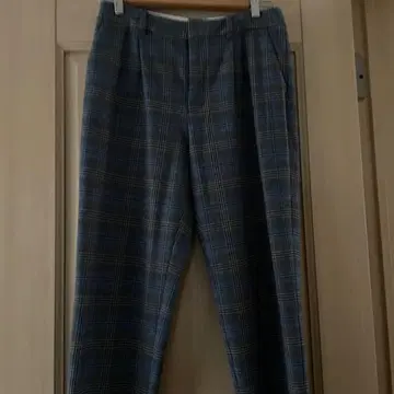 FRAMeWORK 체크 무늬 팬츠 그레이 계열