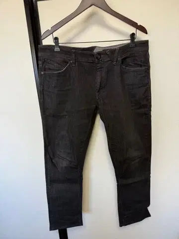 볼컴 블랙 데님 청바지