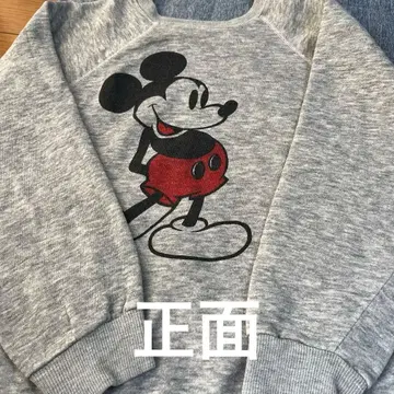 미키마우스 맨투맨 CASUALS 80~90년대 그레이