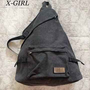 엑스걸 슬링백 바디백 y2k 로고 캔버스 대용량