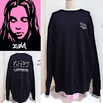 x-girl 쭈리 트레이닝복 블랙 컨디션 최상