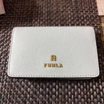 FURLA 라이트 블루 명함지갑