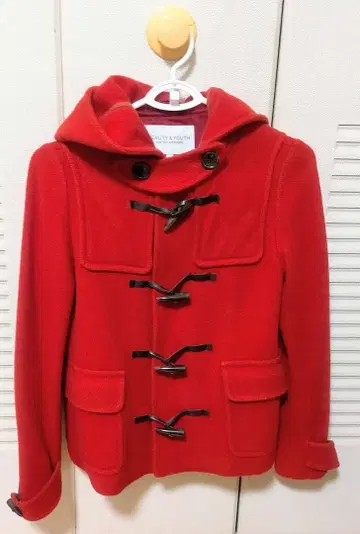 유나이티드 애로우즈 더플 코트 빨간색 S 사이즈