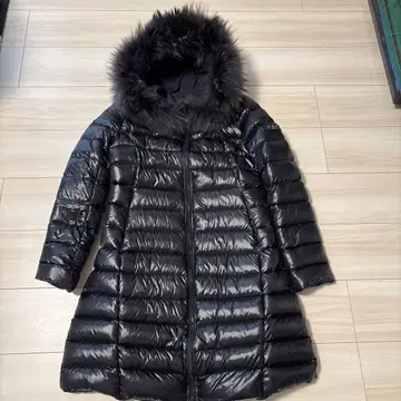 TATRAS 블랙 롱 다운 자켓 리버서블