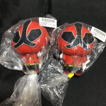 신켄 레드 SD 인형 2개 세트 슈퍼전대 히어로