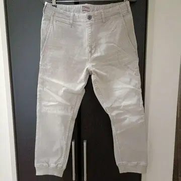 DUFFER ST. GEORGE 화이트 조거 팬츠