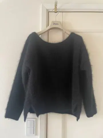 MUSE 두지엠 클라세 보트넥 스웨터 블랙