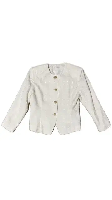 Sun Wind 화이트 테일러드 자켓