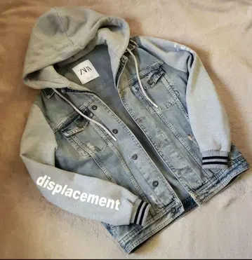 ZARA 데님 자켓 후디