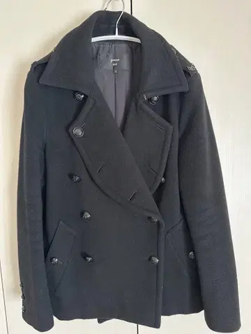 green MAN 블랙 피 코트 사이즈 2