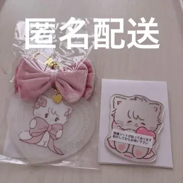 새상품 Lil ala mode 아크릴 키링 거울 스티커 무스