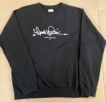 uniform experiment 블랙 맨투맨 3 UE-220004