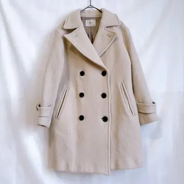 IENA 슈퍼120 울 피 코트 36 고급 스테디셀러 인기