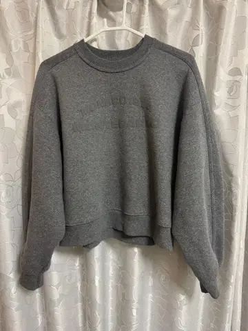 ZARA 라메 믹스 맨투맨 셋업