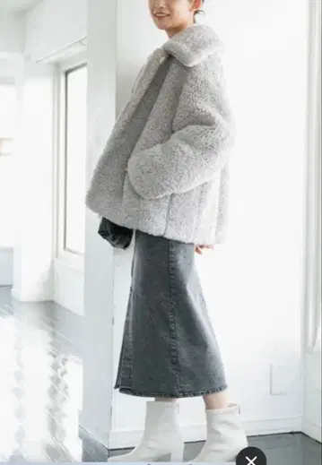 VIS 보아 블루종 그레이