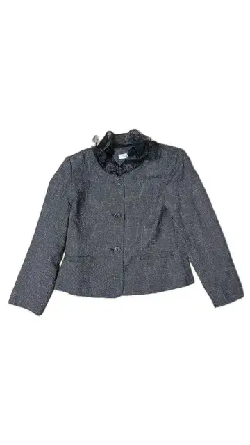 Copia 그레이 버튼 부착 자켓