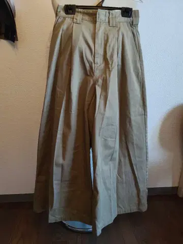 ROSE BUD Dickies 가우초 팬츠 베이지