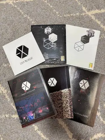 EXO CD DVD 포토북 묶음 판매