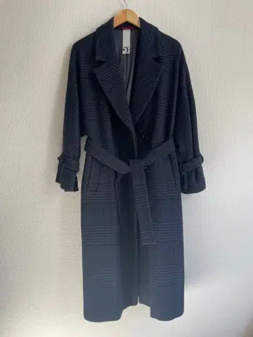 alkali 체크 코트