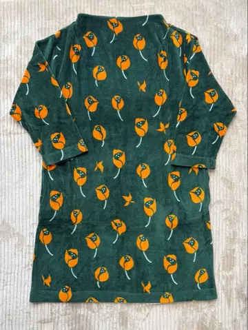 graniph 꽃무늬 7부 소매 원피스