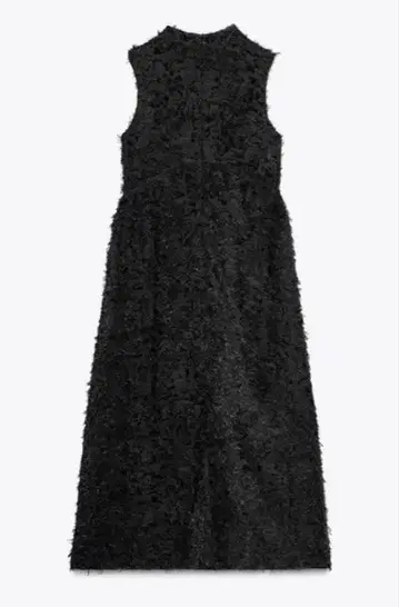 ZARA 프린지 부착 미디 기장 원피스