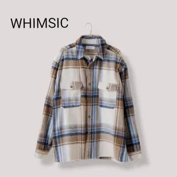 [ WHIMSIC ] 헤비 플란넬 체크 셔츠