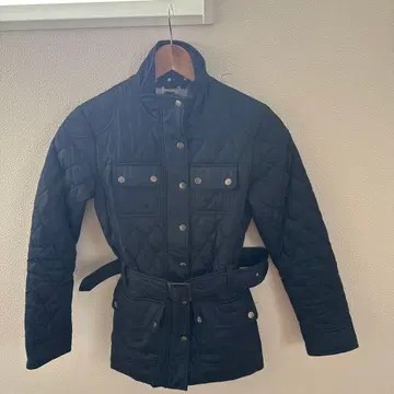 바나나리퍼블릭 퀼팅 자켓 허리 벨트 포함