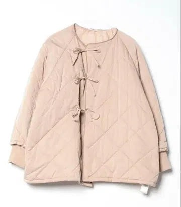 선착순 퀼팅 자켓 베이지