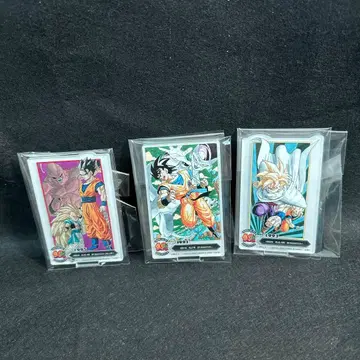 제일복권 드래곤볼 40th 그 두 번째 아크릴 스탠드 3개 세트