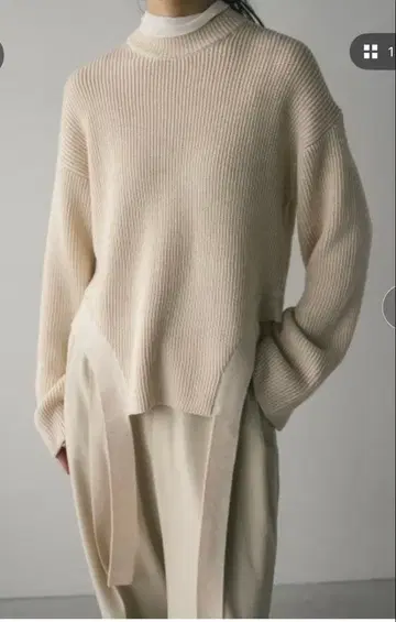 새상품급 STYLEMIXER 긴팔 니트 아이보리