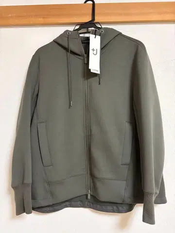 UNIQLO +J WOMEN 드라이 맨투맨 풀 집업 후드티