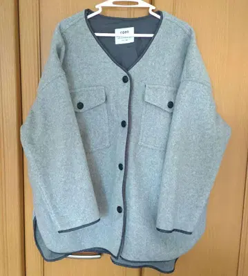 coen 노카라 자켓 그레이