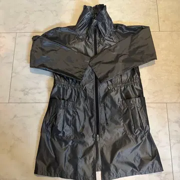 [ SPECCHIO ] 하이카운트 샴브레이 타프타 필드 롱 코트