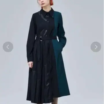 UNITED TOKYO 슬라이드 라인 원피스