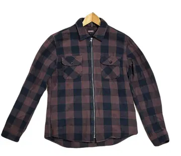 Dickies 체크 무늬 플란넬 셔츠 L 사이즈