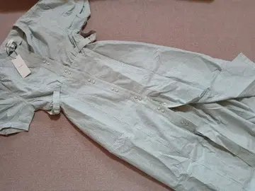 MOUSSY 마우지 23SS 반팔 원피스 FLAREDRESS