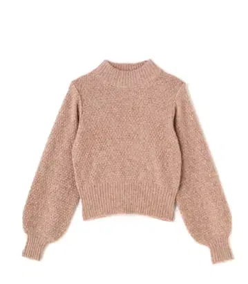 [ NATURAL BEAUTY BASIC ] 페더 믹스 라메 리리얀 니트