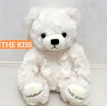 THE KISS 화이트 곰 봉제 인형