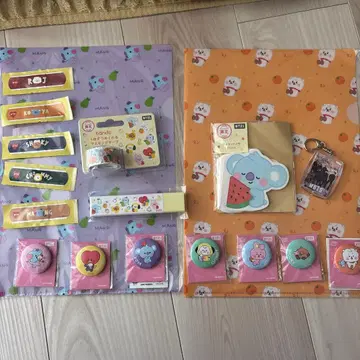 BT21 마스킹 테이프 스티커 세트