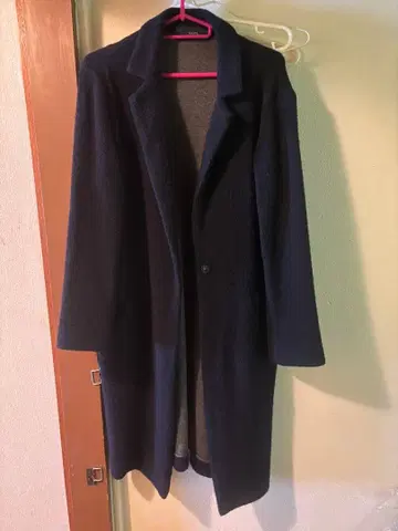 SHIPS 네이비 롱 코트