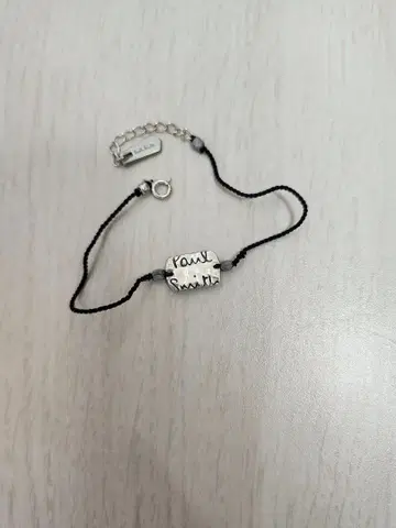 폴스미스 팔찌 실버 블랙 남성용