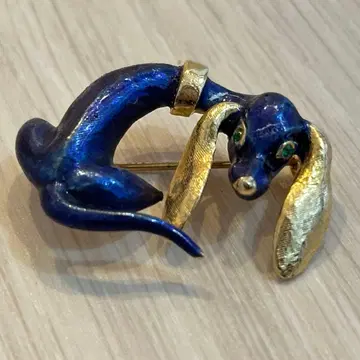 [ 앤티크 ] 강아지 브로치