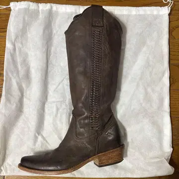 롱 부츠 브라운