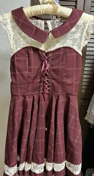 LIZLISA 글렌체크 미니 원피스