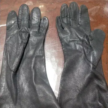 블랙 가죽 장갑 여성용