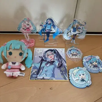 하츠네 미쿠 아크릴 스탠드 색지 외