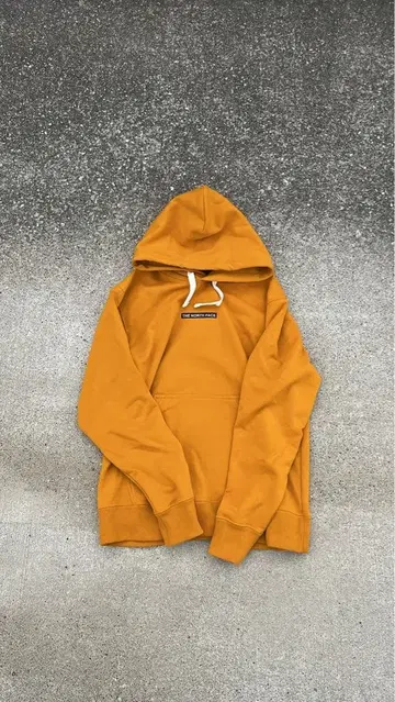 THE NORTH FACE 오렌지 후드 부착 후드티
