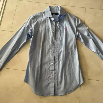 폴로 랄프로렌 셔츠 블라우스 로고 핑크