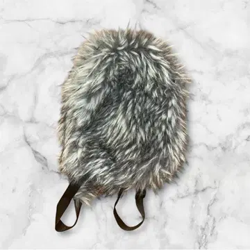 퍼 백팩 그레이 Y2K